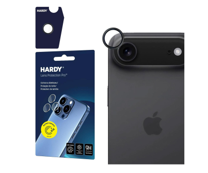 Folia / szkło na smartfon 3mk HARDY Lens Protection Pro Black do iPhone Air